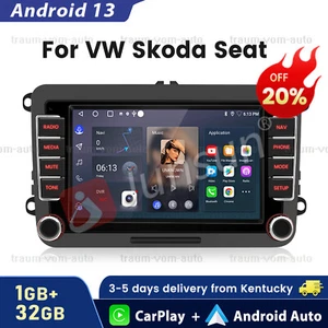 For VW Golf MK5 MK6 Jetta RCD330 Android Carplay Car Stereo Radio GPS NAVI BT FM - Picture 1 of 17