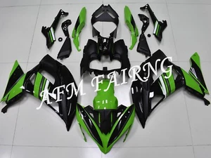 Black Green ABS Injection Mold Bodywork Fairing Kit for Ninja650 ER-6F 2017-2019 - Picture 1 of 6