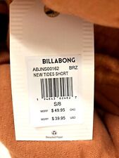Billabong Ladies New Tides Bronze Sweatshorts NWT Choose Your Size MSRP $39.99