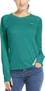 NWT Willit Womens UPF 50+ Sun Protection Long Sleeve SPF UV Rash Guard Sz Large - Picture 1 of 5