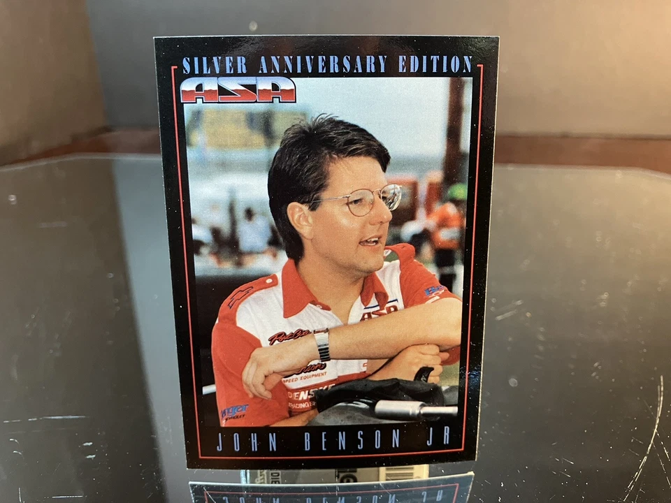 Johnny Benson Jr. Traks ASA Silver Anniversary Edition 1992 Card #14 - Image 1 of 1