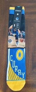 Stance Socks NBA Basketball Golden State Warriors STEPH CURRY Large New - Picture 1 of 2