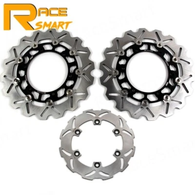 Rotores de freno delanteros traseros YZF R1 2002 2003 para Yamaha YZF R6 1999 2000 2001 2002 Foto 1 de 4