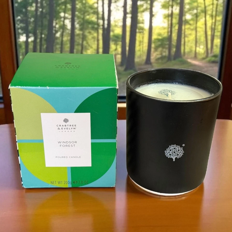 Crabtree & Evelyn Windsor Forest Poured Candle 7oz Priority