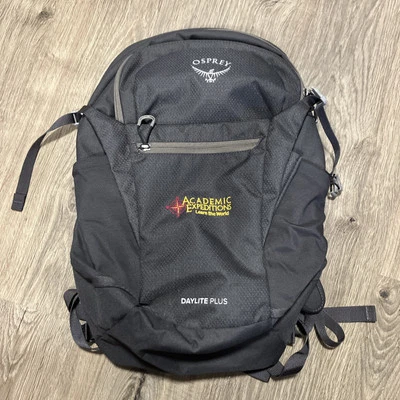 Osprey Black Daylite Plus Travel Hiking Bag Daypack Unisex 20L Stretch Outdoor - Image 1 of 4