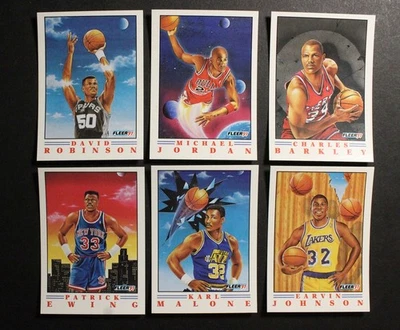 Juego completo Fleer Basketball Pro-Visions 1991/92 (6) *7019 Foto 1 de 2