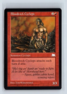 (3x) BLOODROCK CYCLOPS – MTG Magic the Gathering Card – Weatherlight – Common - Image 1 of 4