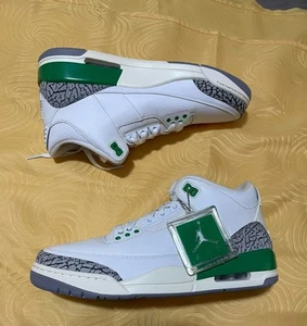 Nike AIR JORDAN 3 RETRO WMNS Size 11.5 MENS 10.5 LUCKY GREEN NEW!! - Imagen 1 de 19