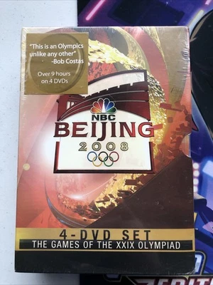 New Factory Sealed 2008 Beijing Olympic Collection 4-DVD Set Michael Phelps Foto 1 de 3