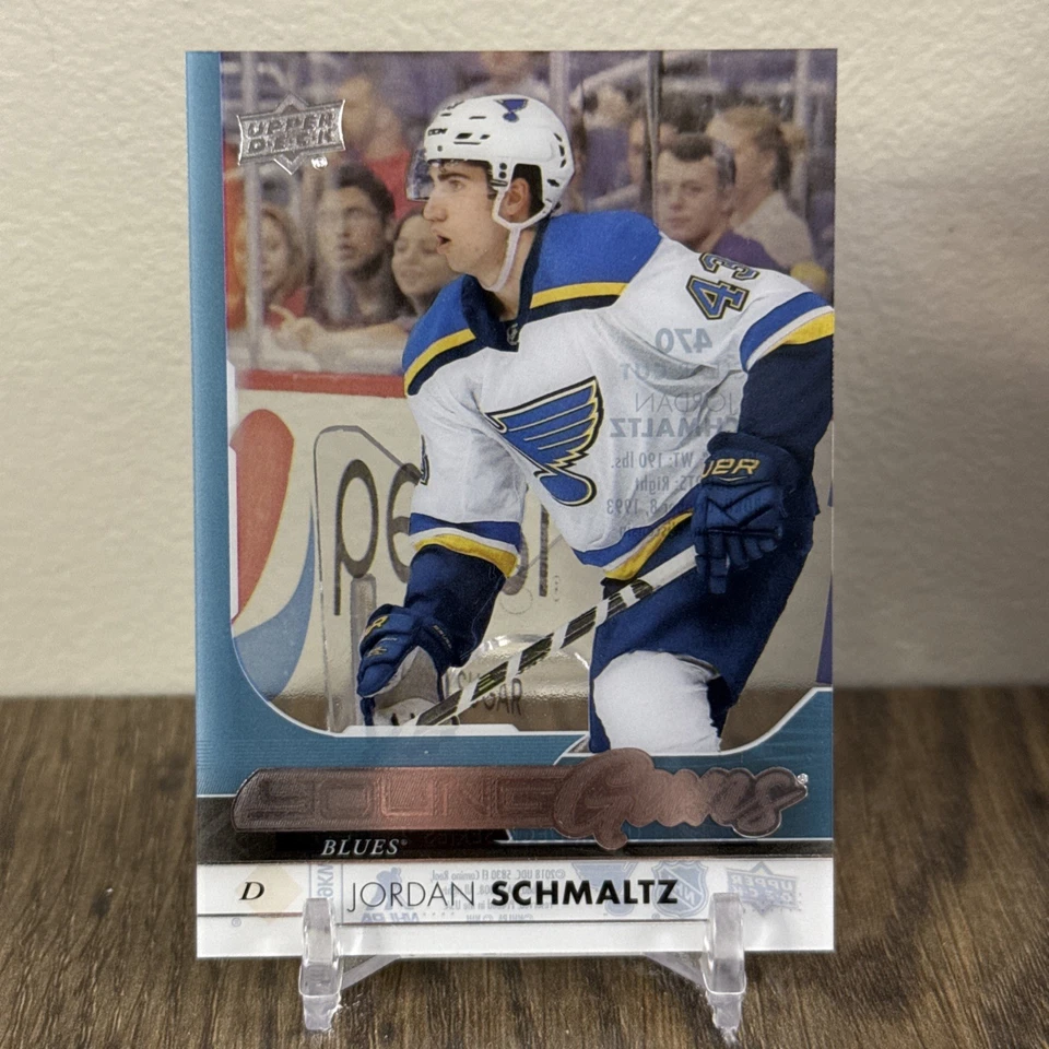 2017-18 Upper Deck Clear Cut Young Guns #470 Jordan Schmaltz RC - 1:360 packs! - Image 1 of 2
