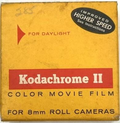 Expired 1963 Kodachrome II Higher Speed 8mm Film - Great for Art Projects! - Image 1 of 4