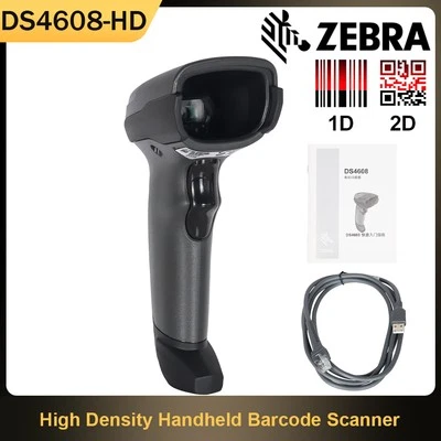 Zebra DS4608-HD00007ZZCN Handheld Standard Range 1D 2D Barcode Scanner Reader - Image 1 of 4