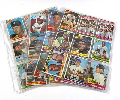 Lote de tarjetas de béisbol Topps 1966 años 60 - Joe Morgan All Star Rookie Lou Brock McGraw + Foto 1 de 4