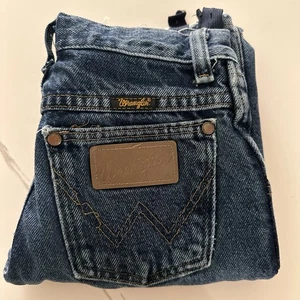 Boys Wrangler Jeans - 13MWZBP - Size 10 Reg. Bootcut Blue Denim W24 L25 - Picture 1 of 5