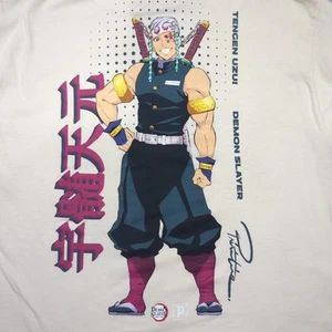 Primitive x Demon Slayer Shirt Herren Large Ivory Tengen Uzui Skateboard Anime - Bild 1 von 6