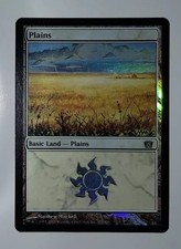Magic the gathering 8th Edition Land Plains Foil