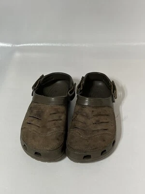 Zuecos CROCS clásicos para hombre Yukon Vista II para hombre talla 8 marrón espresso Foto 1 de 4