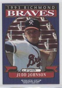 1993 Bleacher Bums Richmond Braves Gold Judd Johnson #22