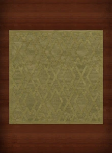 Ivory Diamond Lines Criss-Cross Bordered Transitional Area Rug Geometric DV1 - Picture 1 of 12
