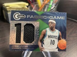 2010-11 Totally Certified Fabric of Game Jumbo Jersey Number #30 Jonny Flynn/299