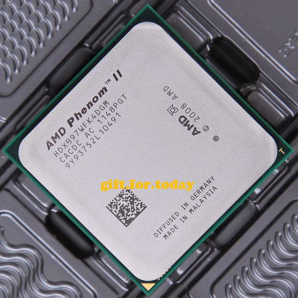 Original AMD Phenom II X4 B97 3.2 GHz Quad-Core (HDXB97WFK4DGM) Processor CPU - Image 1 of 1