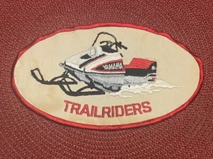 LARGE Vintage Trail Riders Yamaha Snowmobile Club Patch - Picture 1 of 1