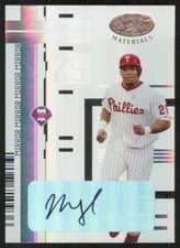 2005 Mirror White Auto Marlon Byrd Auto /50 #106 Philadelphia Phillies