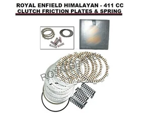 Fit For Royal Enfield Himalayan 411CC Clutch Friction Plates & Spring - Picture 1 of 6