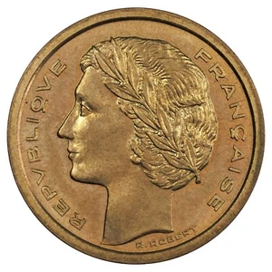 France 20 centimes 1961 Essai concours de Robert bronze-aluminium GEM.55.12 - Imagen 1 de 2