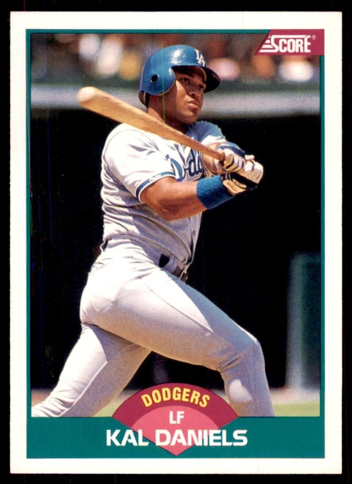 1989 SCORE TRADED. KAL DANIELS LOS ANGELES DODGERS #48T - Image 1 of 2