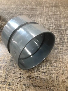 Grey UPVC Industrial Vent Tube Socket 110mm Diameter - Picture 1 of 3