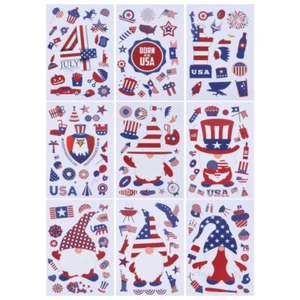 Independence Day Wall Sticker Child Office 4th July Stickers Theme - Afbeelding 1 van 12