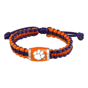 New Clemson TIgers Beri Paracord Bracelet, Gift for Her Mom Him Dad, NCAA - Picture 1 of 1