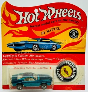 Hot Wheels Redline CUSTOM AMX Aqua US White Interior NEW in BLISTERPACK !! - Picture 1 of 6