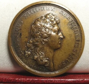 1662 LOUIS XIV 41mm MEDALLA HISTÓRICA Philippsburg fortificaciones  - Imagen 1 de 3