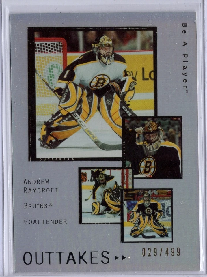 2005-06 Be A Player Outtakes #OT5 Andrew Raycroft 029/499 - Image 1 of 1