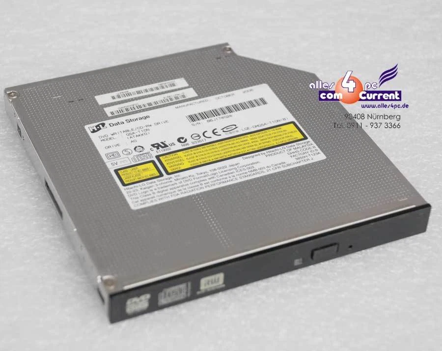 DVD-RW HITACHI LG GSA-T10N 8x DVD NOTEBOOK BRENNER DOUBLE LAYER SLIMLINE OK #K54 - Bild 1 von 1