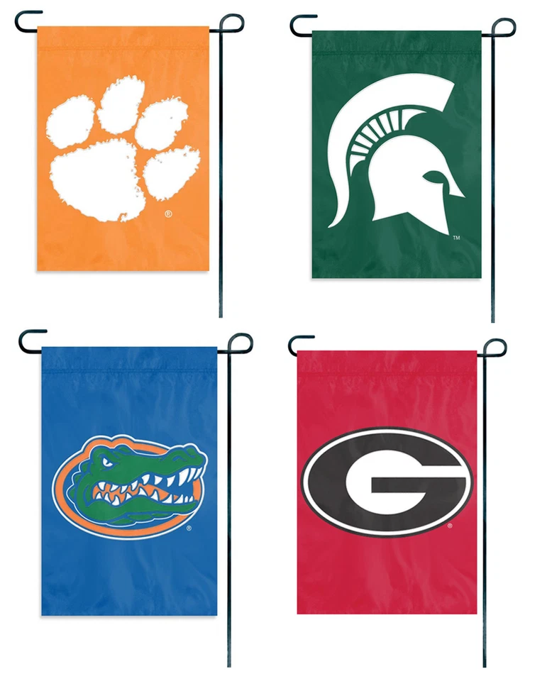 Party Animal NCAA Premium Garden Flag 18" x 12" - Pick your Team - Image 1 of 2