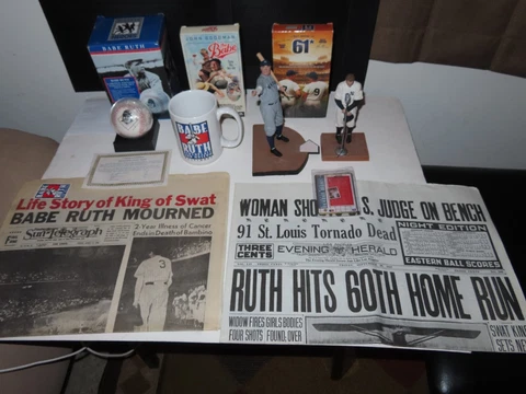 New York Yankees Babe Ruth Lou Gehrig Mickey Mantle MLB Baseball Souvenirs Cover