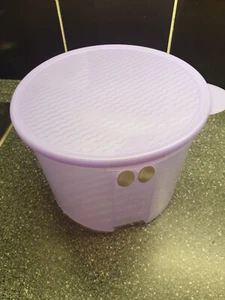 TUPPERWARE PRIMA KLIMA 4,7 L RUNDER BEHÄLTER Fliederfabrig Gemüse Obst Salat - Bild 1 von 3