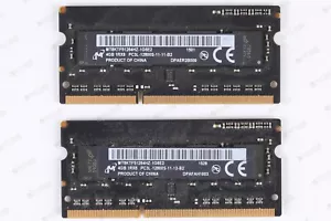 Apple OEM Ram Micron 8GB (2x4GB) DDR3L-1600 PC3L-12800S soDimm Memory - Picture 1 of 2