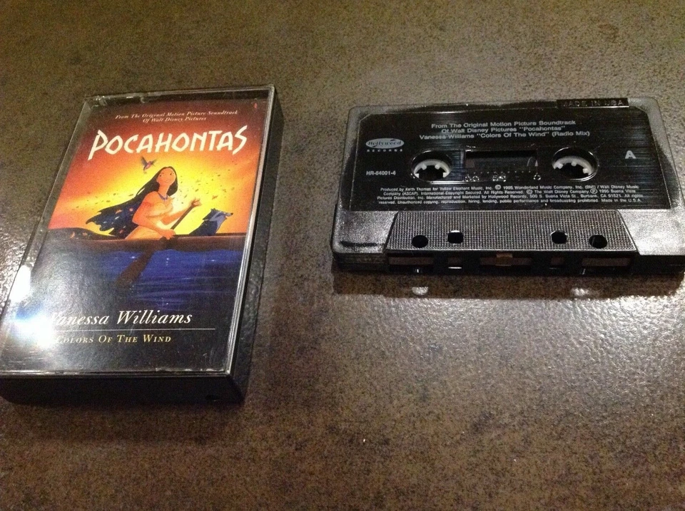VANESSA WILLIAMS COLORS OF THE WIND FROM POCAHONTAS CASSETTE SINGLE - Image 1 of 1