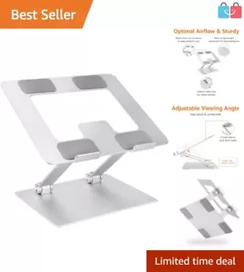 Portable Foldable Laptop Stand with Ventilation - Perfect for Travel & Comfort - Picture 1 of 10