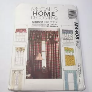 McCall's 4408 Window Essentials Curtain Valance - Picture 1 of 3