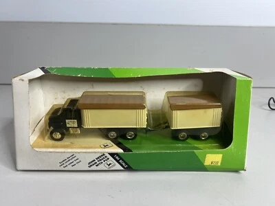 1/64 Ertl John Deere Grain Truck With Pup Trailer DieCast - Image 1 of 4