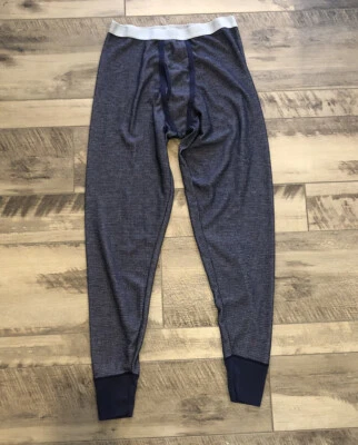 Magellan Outdoors Mens Size Medium Blue Thermals Elastic Waist Base Layer Pants - Image 1 of 3