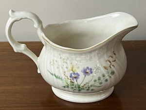 MIKASA FINE IVORY Margaux D1006 Creamer Floral Design Japan 6"x4"x4.5" - Picture 1 of 3