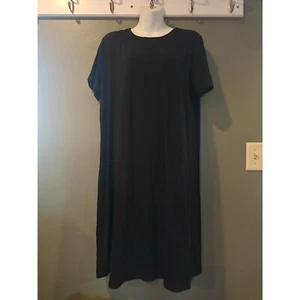 J.Jill Black Dress NWT wearever collection large - Picture 1 of 2