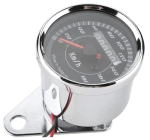 Universel Moto Compteur De Vitesse, kilométrique. Eclairage LED. Adapté DC 12V. - Photo 1/3
