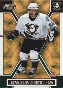 2002-03 (DUCKS) Pacific Exclusive Gold #193 Stanislav Chistov